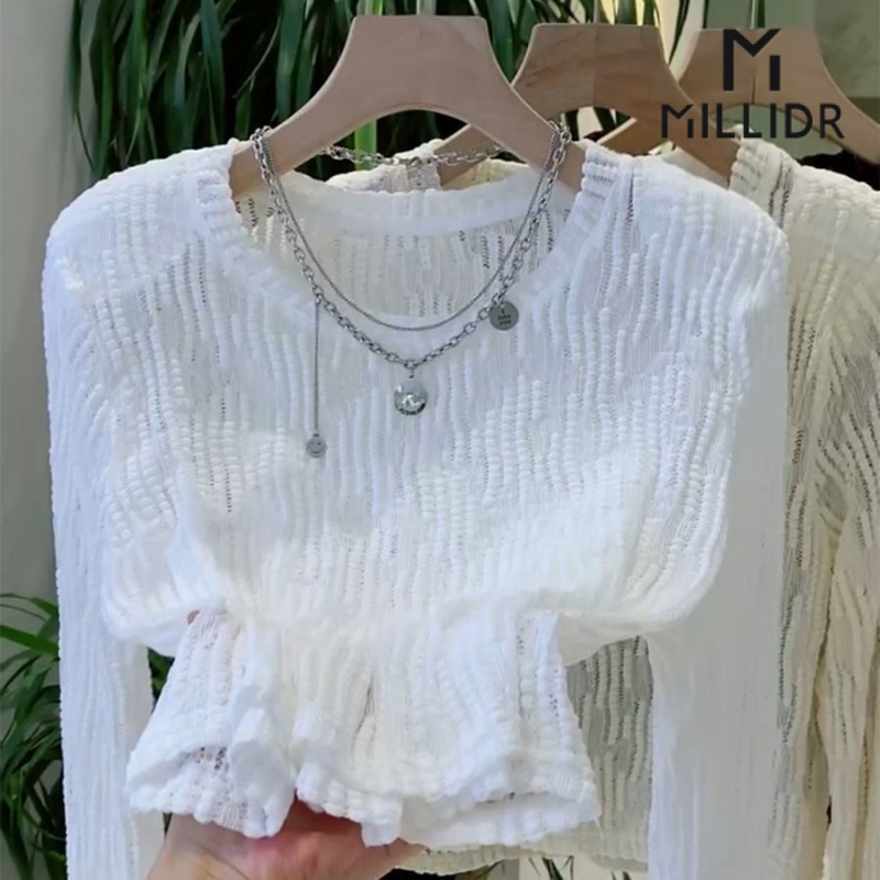 Áo Thun Nữ Cổ Tròn Dài Tay