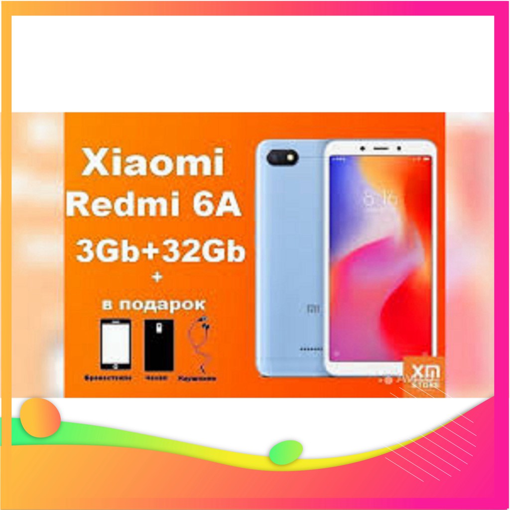 SIÊU SALE  điện thoại Xiaomi Redmi 6a 2sim ram 3G rom 32G mới Chính hãng, Có sẵn Tiếng Việt SIÊU SALE