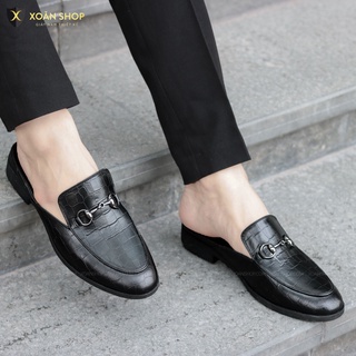 Giày sục nam da Pu siêu đẹp giá siêu tốt S002