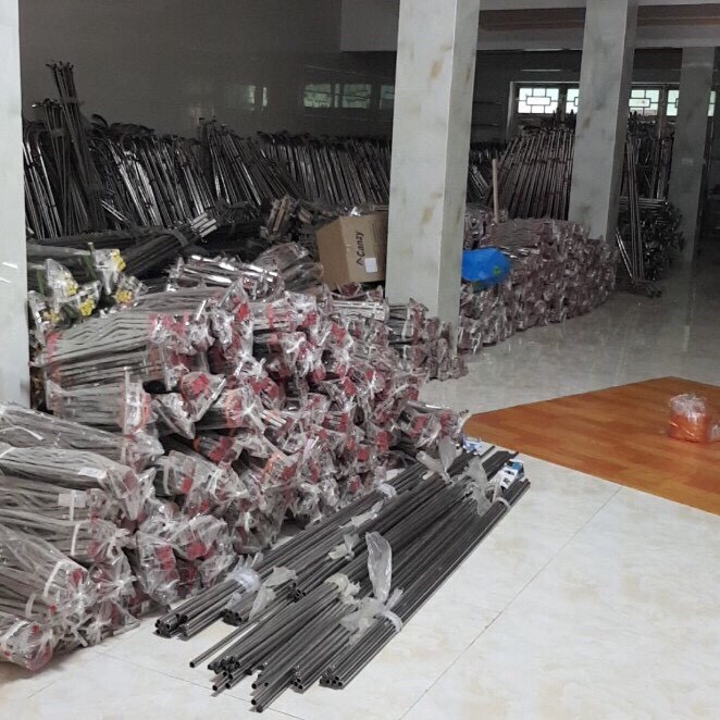 Mùng khung xếp gọn, màn khung inox có suốt