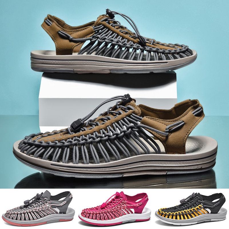 Xăng đan Đan Lát Gọn Nhẹ Thời Trang Đi Biển Cho Nam Và Nữ Size 35-46