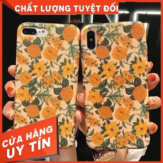 Ốp lưng chống bẩn hoa vàng vintage - ốp iphone