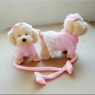 (TIẾNG VIỆT) chó bông đồ chơi biết đi biết hát - chó tiểu thư