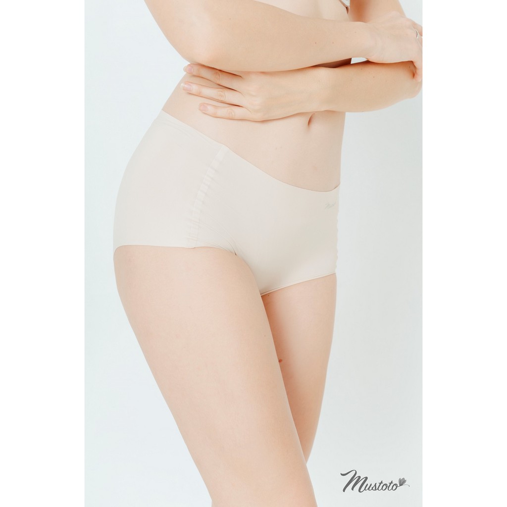 Combo 2 Quần Lót Nữ Trơn Không Đường May Su Đúc Lưng Cao Snowdrop (Mustoto MQ19)