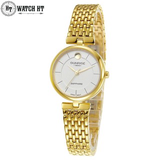Đồng hồ nữ SUNRISE 9967AA siêu mỏng, full hộp chính hãng, Kính Sapphire chống xước,