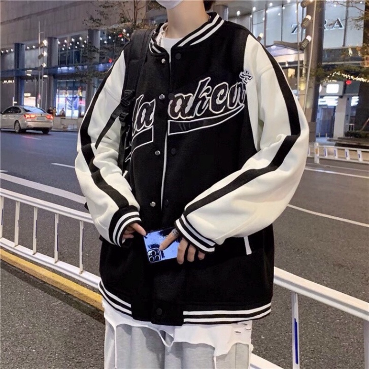 [Ảnh+Video thật] Áo Bomber Jacket Nam Nữ 2 lớp Form To Local Brand Blackair 2021 | BigBuy360 - bigbuy360.vn