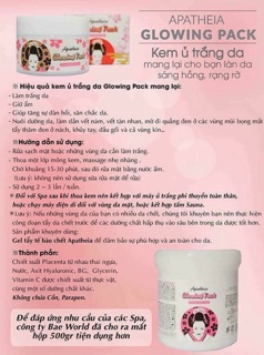 Kem ủ trắng da