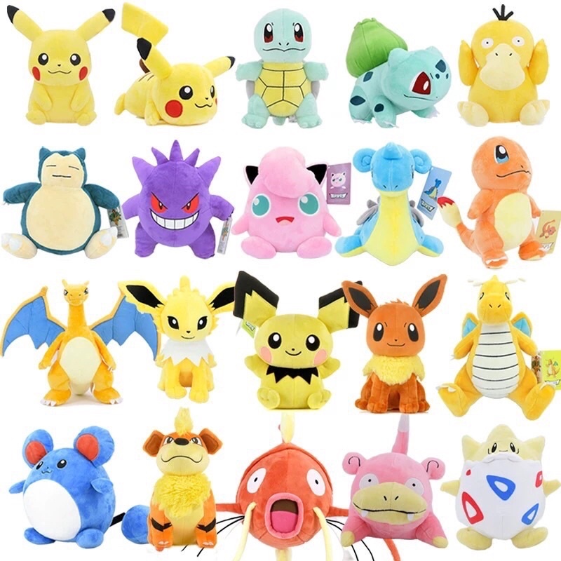 Thú nhồi bông hình Eevee Leafeon Umbreon Jolteon Pokemon dễ thương