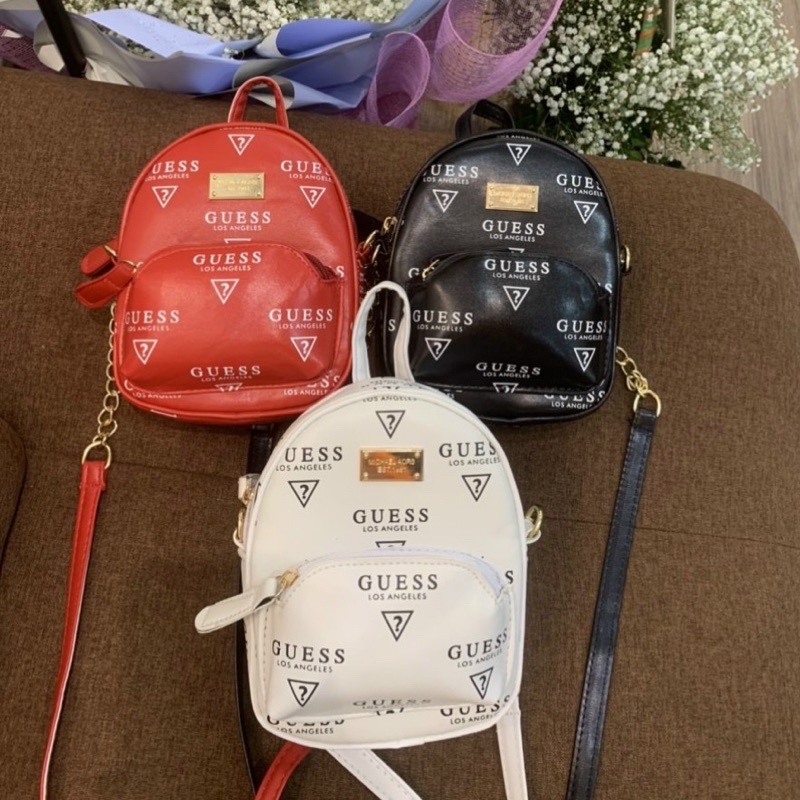 Túi đeo chéo 2 ngăn dáng đứng hoạ tiết chữ siêu xinh cho nữ (ảnh thật shop chụp)