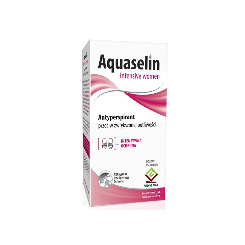 Aquaselin intensive women – Lăn nách Nữ loại mạnh (mồ hôi nhiều)