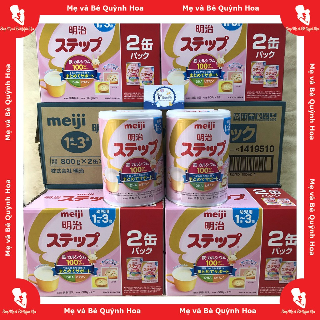 Sữa Meiji nội địa Nhật [CHÍNH HÃNG] / Sữa Meiji số 1-3, 800g - [CÓ TEM PHỤ TIẾNG VIỆT]