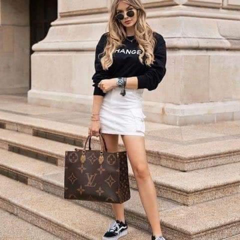 túi onthego siêu to size 36 41 lv chuẩn xịn nặng tay