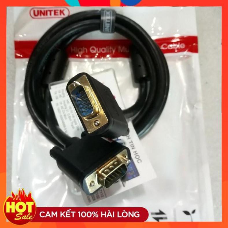 🎁 Cáp VGA Unitek Dài 1.5M 3M 10M 15M - Cáp VGA Chuẩn HD CHÍNH HÃNG Unitek