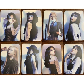 Set card ảnh unoff BLACKPINK Lisa, Jennie, Jisoo, Rose - The Show