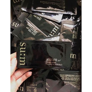 Combo 10 Mặt nạ thải độc sum: 37 Black Award Bubble-De Mask chính hãng