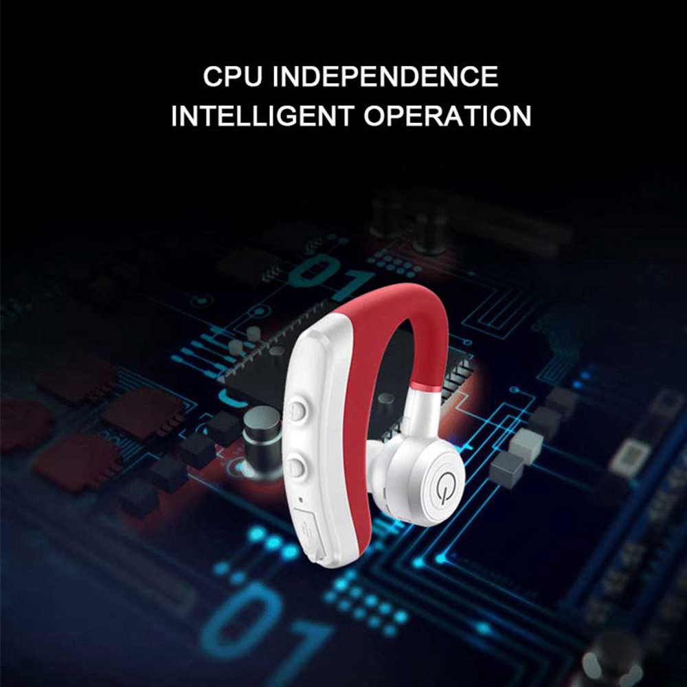 K5 Bluetooth Headset Wireless Car Business Running Sports Hanging Ear