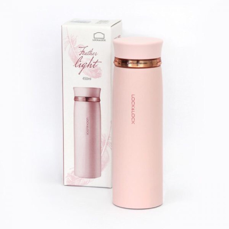 LHC4131PIK - BÌNH GIỮ NHIỆT LOCKnLOCK FEATHER LIGHT RING - MÀU HỒNG