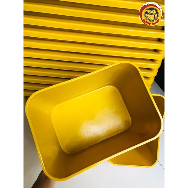 Khay nhựa vàng 7Lit - ép cá - nuôi cá con - dưỡng cá