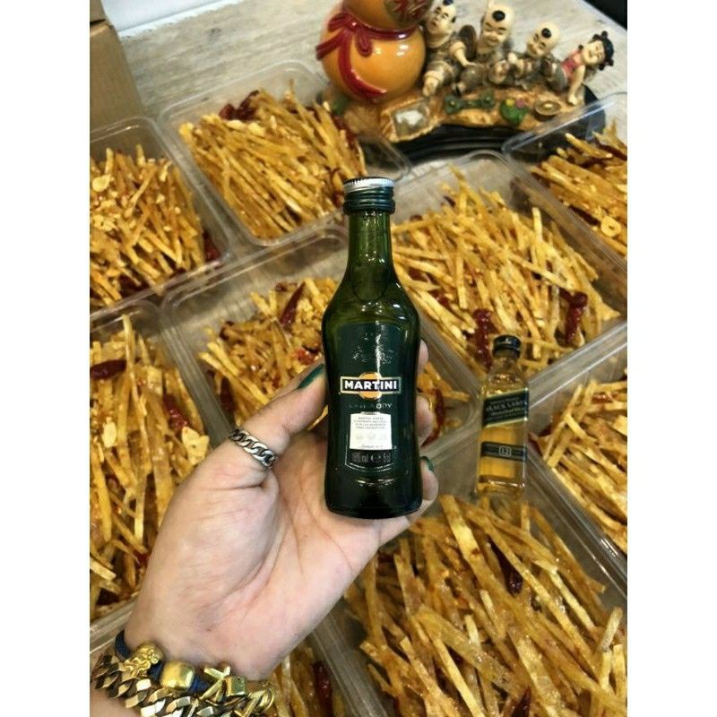 100gr cá thiều bơ tỏi cay