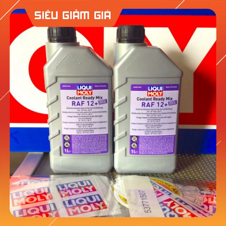 Nước Làm Mát Liqui Moly Coolant Ready Mix RAF 12 Plus 6924 1L - Nước Màu Đỏ Hồng Đã Pha Sẵn