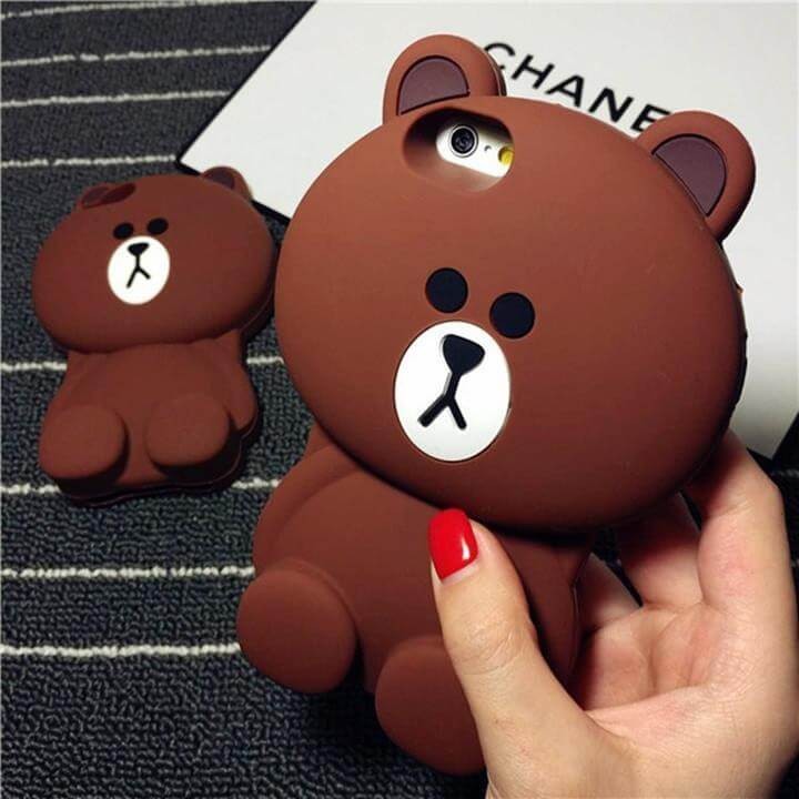 Ốp lưng gấu Brown Samsung