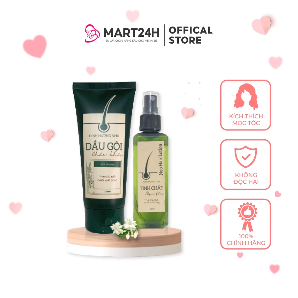 Dầu gội mọc tóc và Tinh chất dưỡng tóc Đinh Hương Nhu 250ml