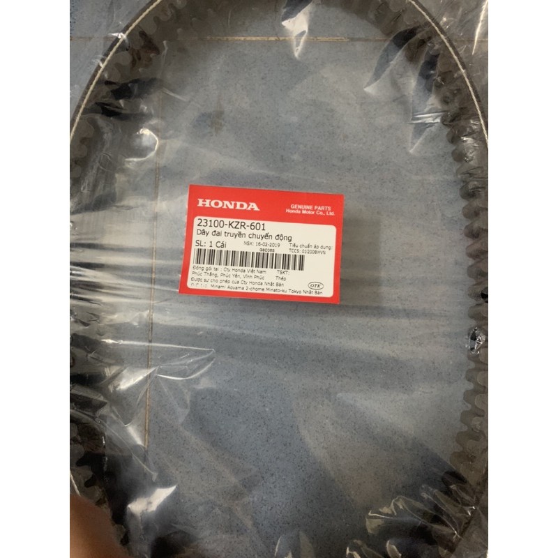 Dây curoa Ab 125/SH mode/ PCX/Clirk thái/Lead 125 / Vario zin hãng Honda