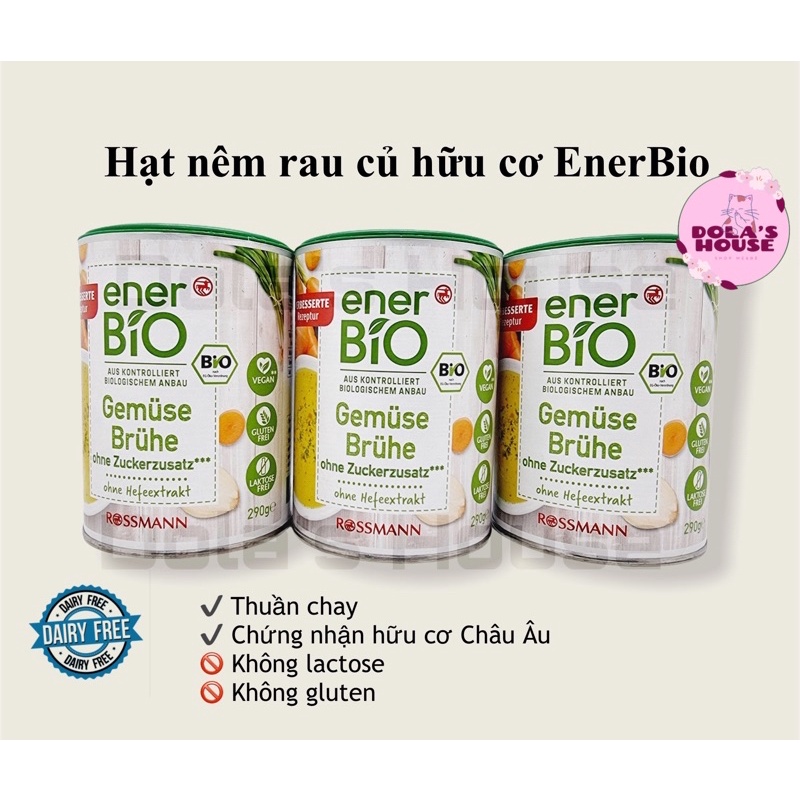 HẠT NÊM RAU CỦ HỮU CƠ ENERBIO