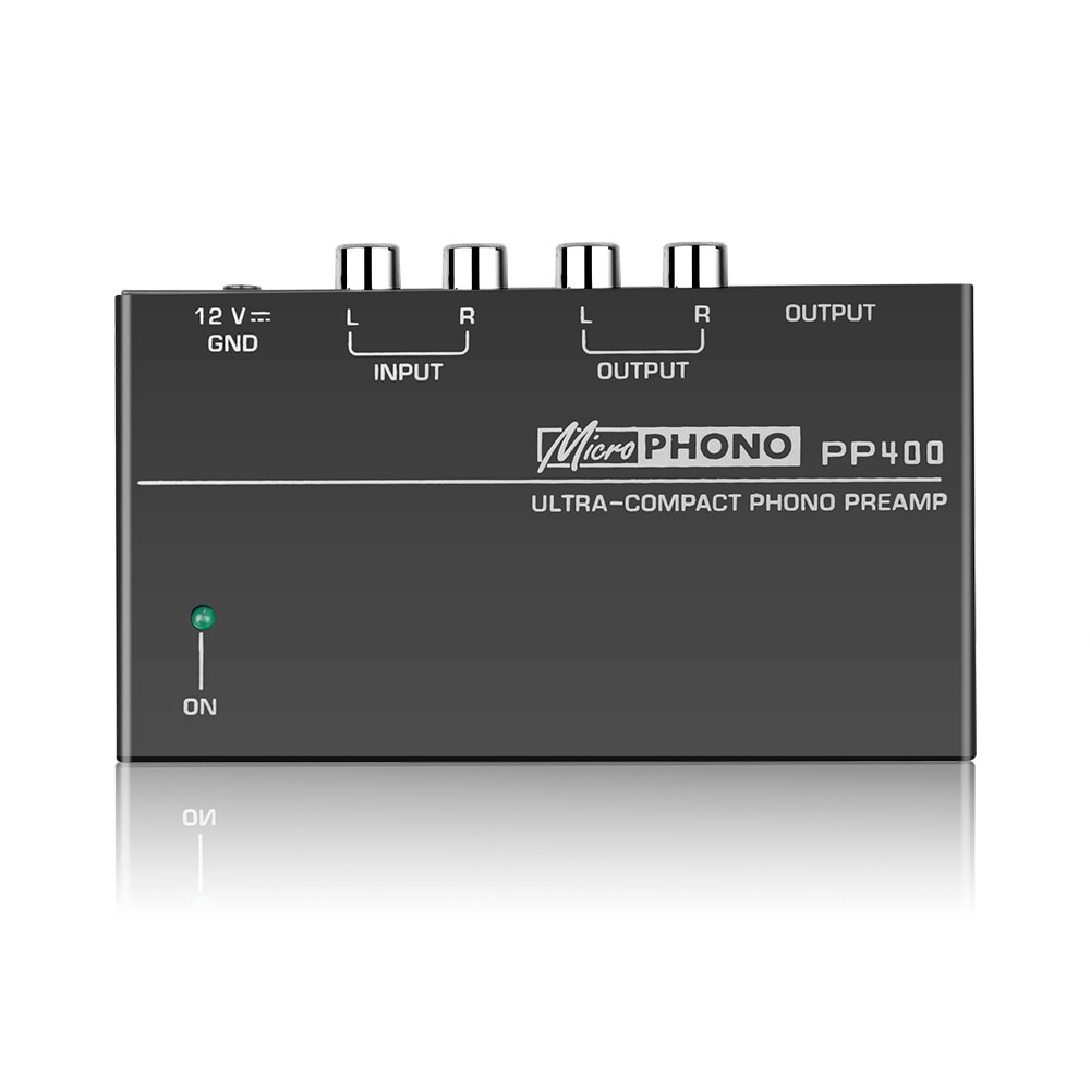 Bộ Khuếch Đại Âm Thanh 4 Kênh PP400 Ultra Compact Kèm Bộ Chuyển Đổi Châu Âu Cho Máy Trộn Và Ghi Âm