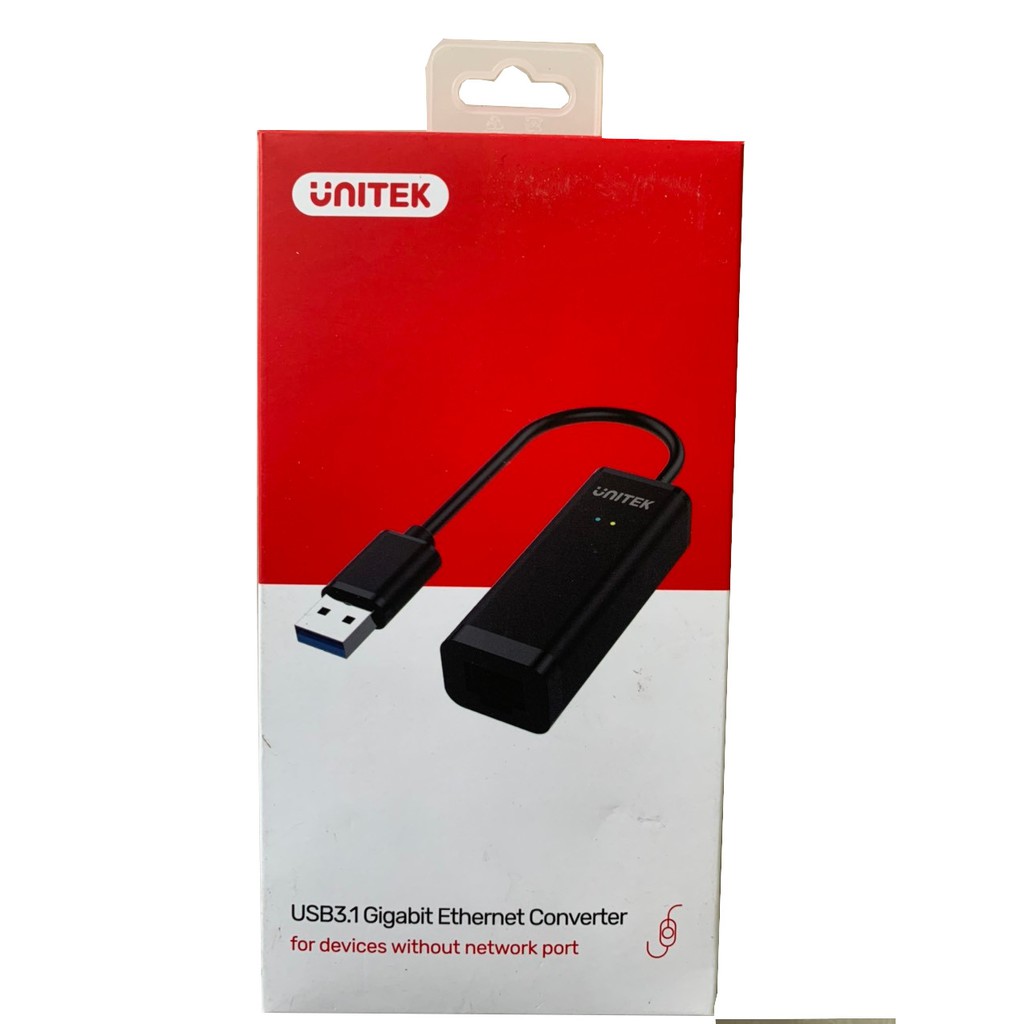 CÁP CHUYỂN TỪ USB MÁY TÍNH 3.0 SANG LAN RJ45 10/100/1000 UNITEK Y 3470BK | WebRaoVat - webraovat.net.vn