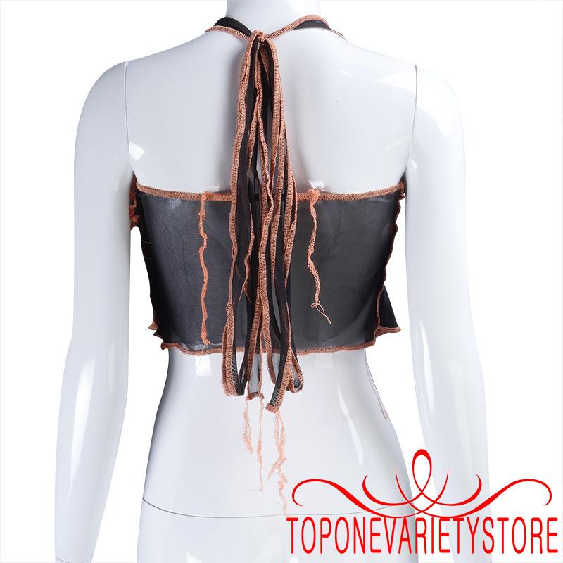 Áo Lửng Không Tay Hở Lưng Quyến Rũ Thời Trang Cho Nữ | BigBuy360 - bigbuy360.vn