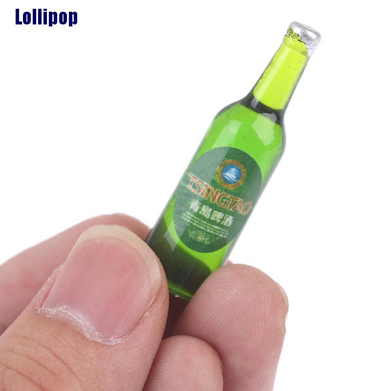 Set 20 mô hình chai nước tỉ lệ 1:6 1:12 trang trí nhà búp bê