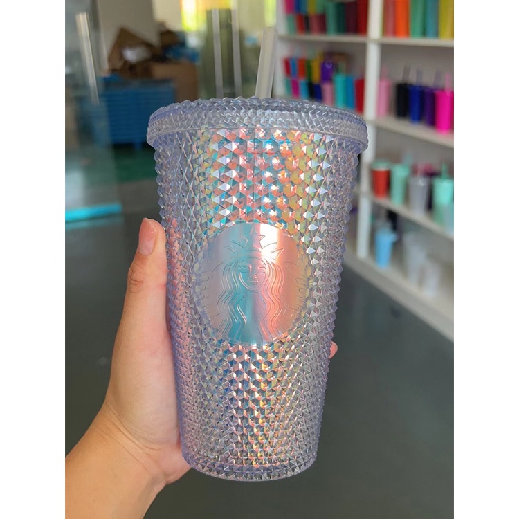 Cốc Uống Cà Phê Starbucks Có Thể Tái Sử Dụng Kèm Ống Hút 2022 473ml / 16oz