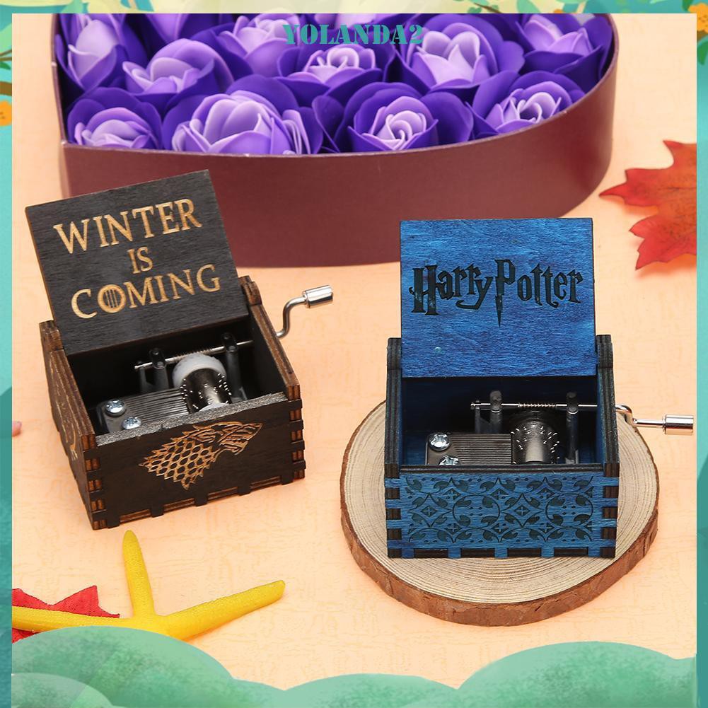 Hộp Nhạc Bằng Gỗ Vận Hành Thủ Công