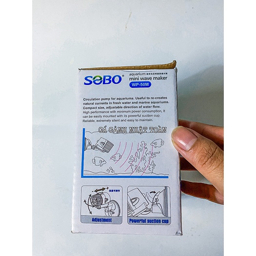 MÁY THỎI LUỒNG TẠO DÒNG NƯỚC CHO BỂ CÁ SOBO WP 50M