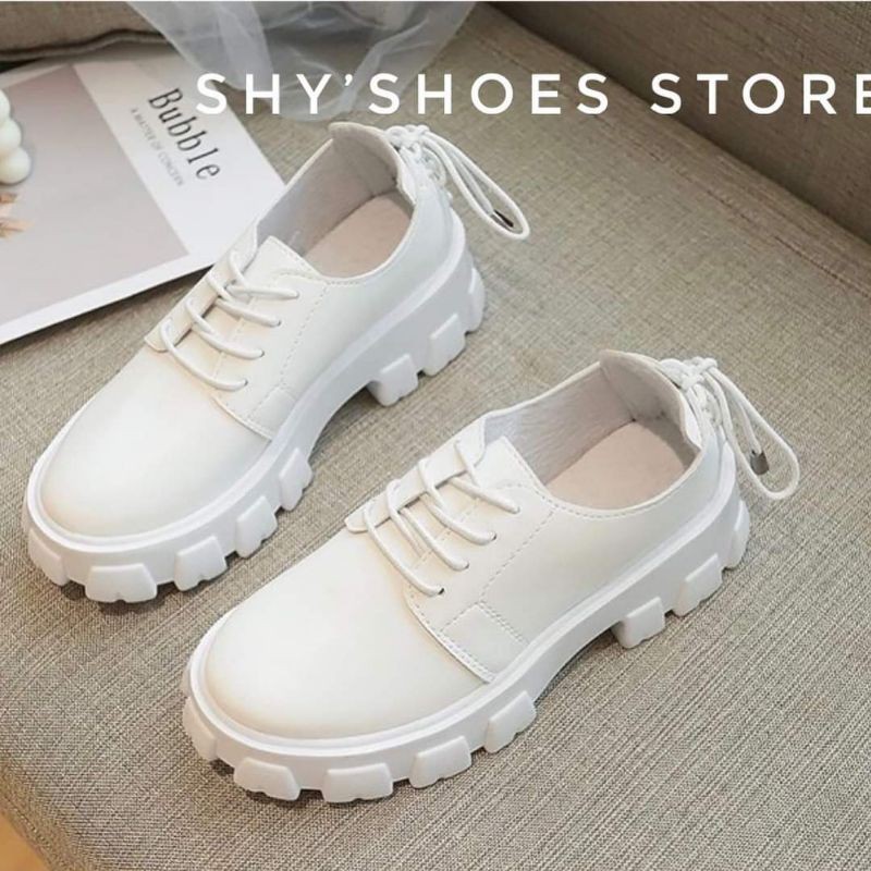(Có Sẵn) Giày Boot oxford cổ thấp phong cách gothic cá tính | Hot 2020| Nhập mã NUMSSP | NUMSVIP | BigBuy360 - bigbuy360.vn