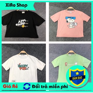 Áo phông free size in hình hoạ tiết hoạt hình dễ thương,áo phông cá tính cho nữ