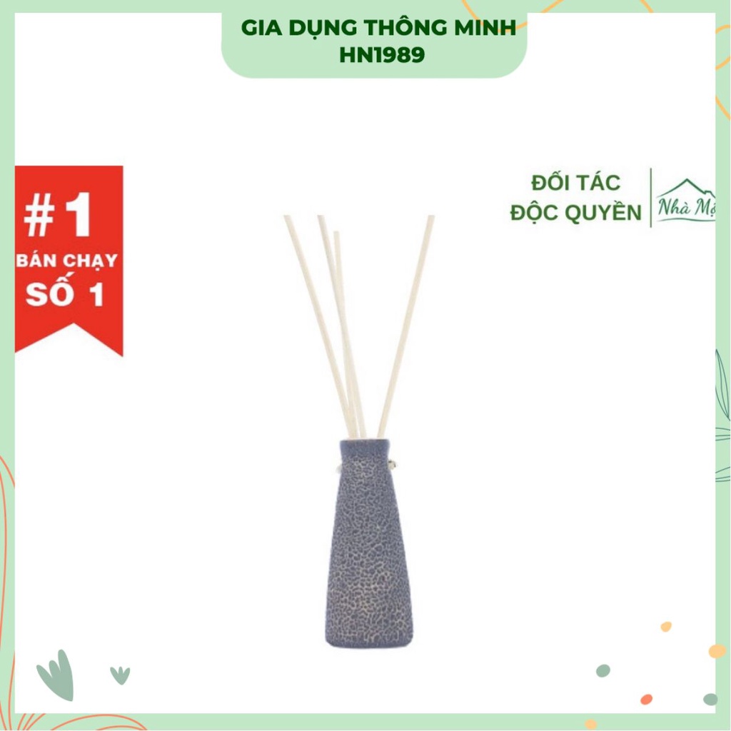 Lọ khuếch tán tinh dầu Nhà Mộc không dùng điện kèm tinh dầu 10ml