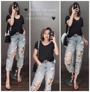 Áo phông cổ tim, tròn