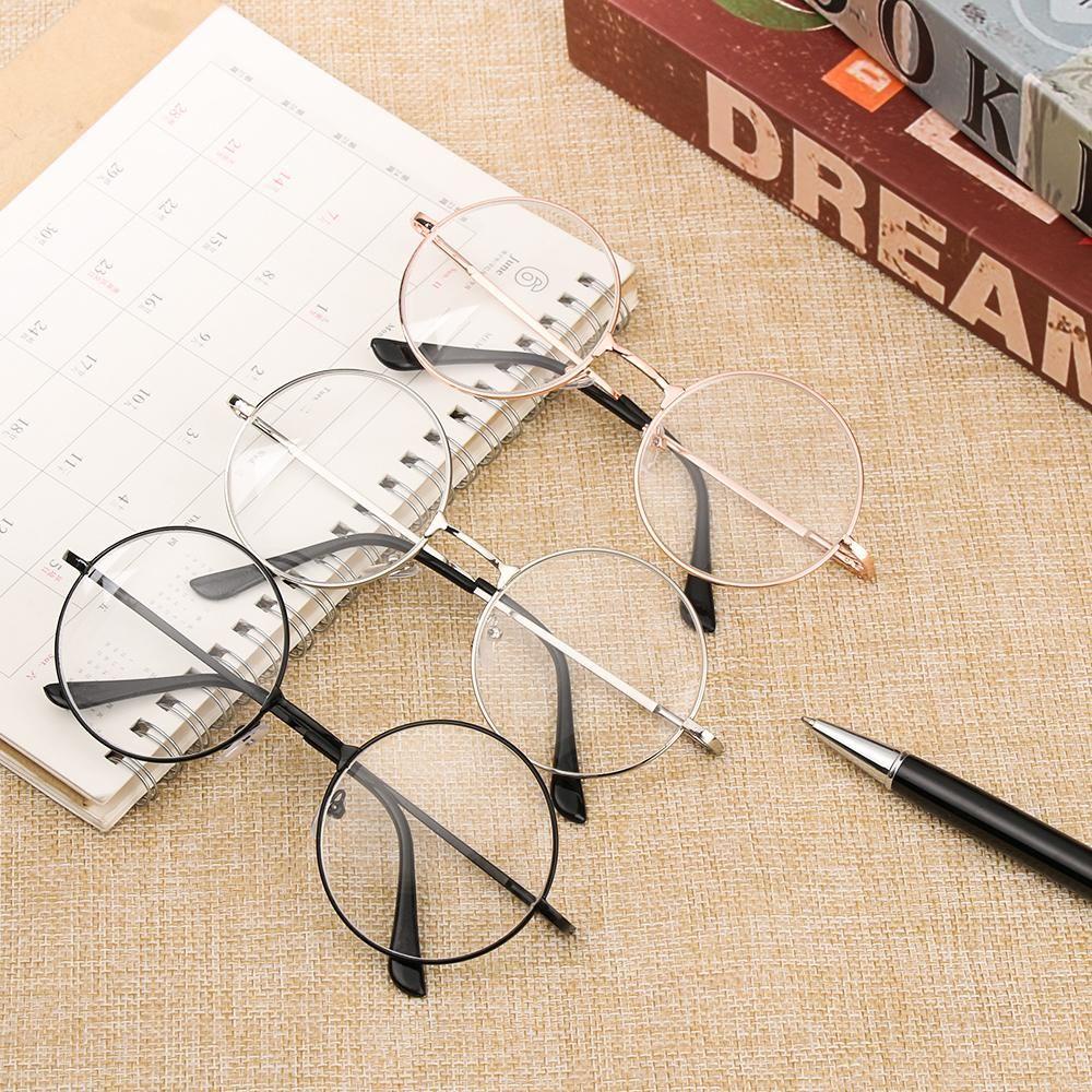 Kính cận thị okdeals kim loại tròn cầm tay linh hoạt -1.00 ~ -4.0 kính đọc diopter