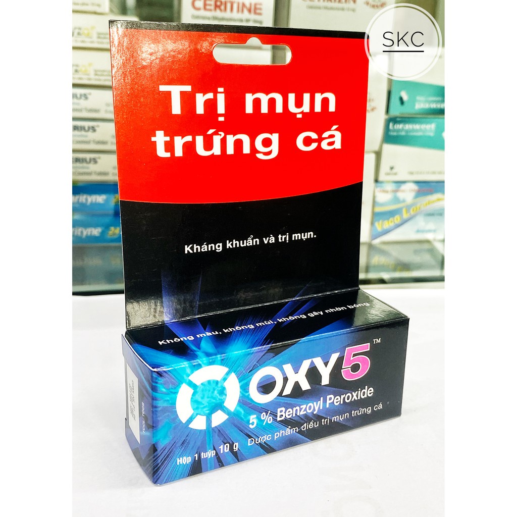 Gel bôi mụn sưng đỏ Oxy