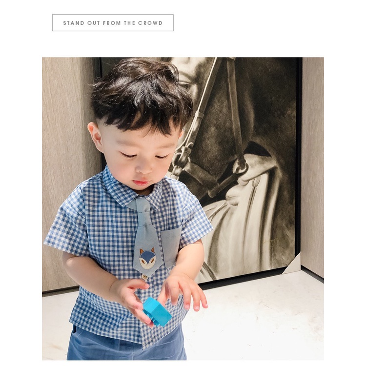 Sét áo kẻ đũi mềm quần đũi xước mềm đẹp Kèm cà vạt thêu