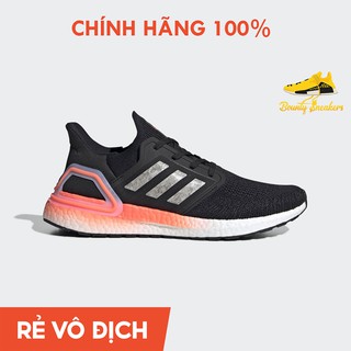 Giày Thể Thao ADIDAS Ultraboost 20 “Core Black/Signal Coral” Nam Đen EG0756