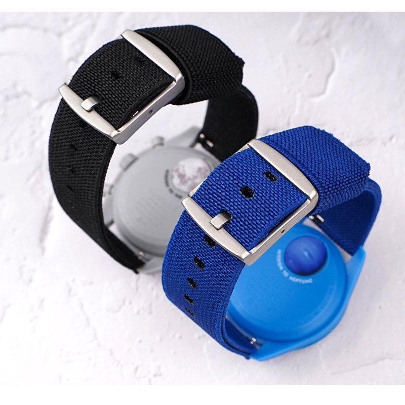 Dây Nylon Thay Thế Cho Đồng Hồ Omega MoonSwatch 20mm Tháo Gỡ Nhanh Chống Thấm Nước
