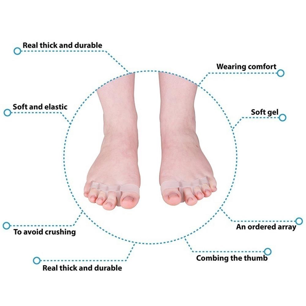 [Hàng mới về] Cặp dụng cụ tách ngón chân chỉnh hình giảm đau chăm sóc bàn chân