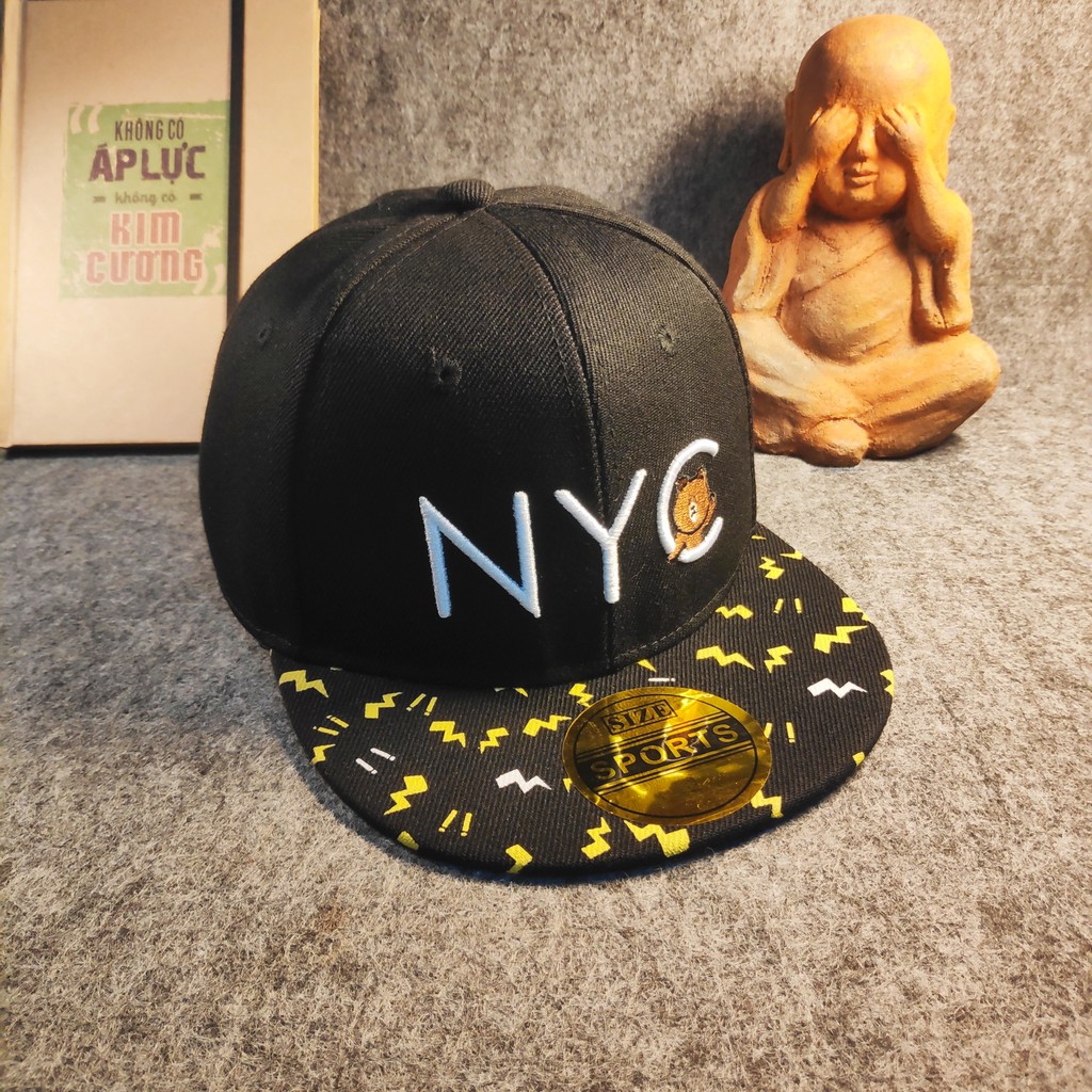Mũ snapback trẻ em 3-8 tuôi NYC