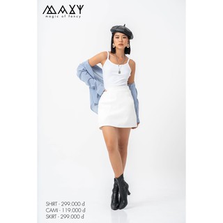 Áo 2 dây đơn giản form ôm dáng cami tee Maxy Workshop