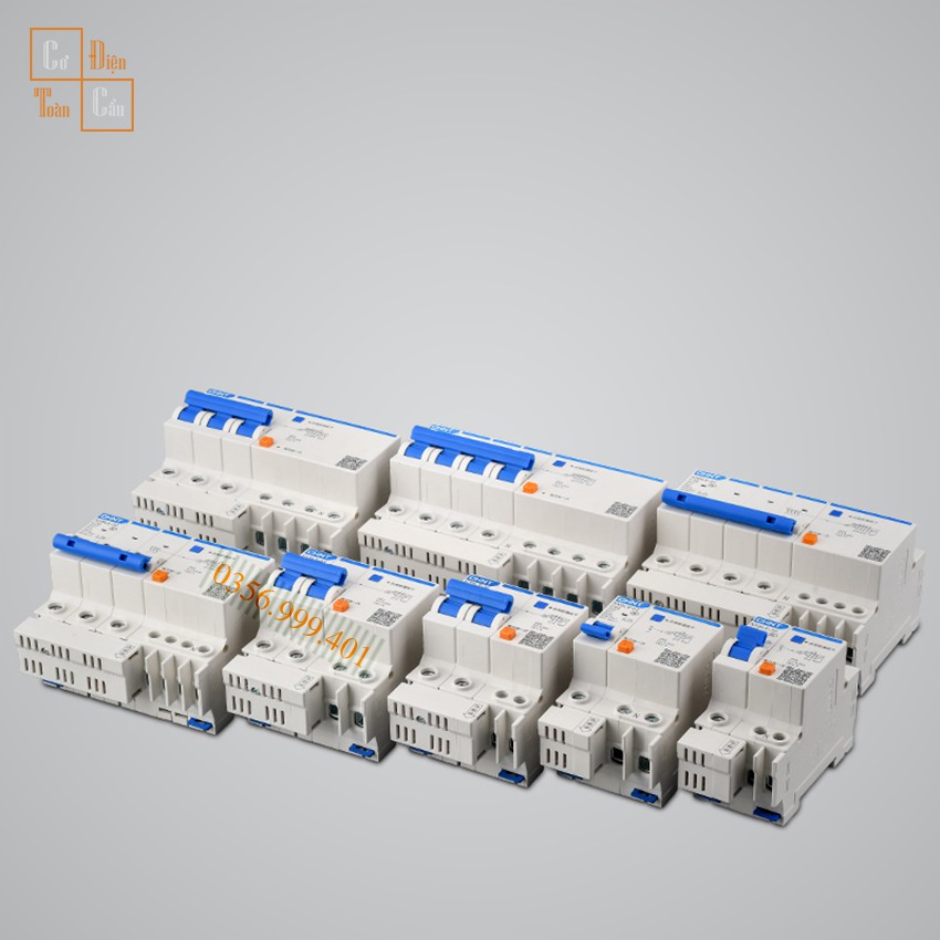 Attomat chống dòng dò Chint Attomat NXBLE-63 3P+N 63A, NXBLE - 125 3P+N 100A