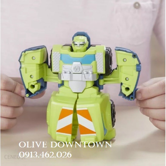 SALVAGE - Robot 12cm lắp ráp thành xe trộn bê-tông / Mixer Truck Transformers - Rescue Bot Academy