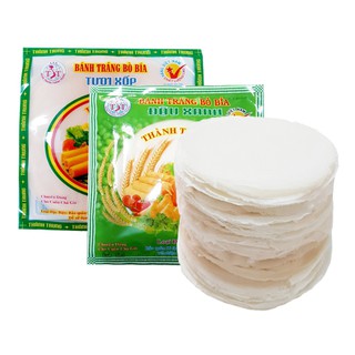 Vỏ bánh tráng bò bía - bánh đa nem giòn tan